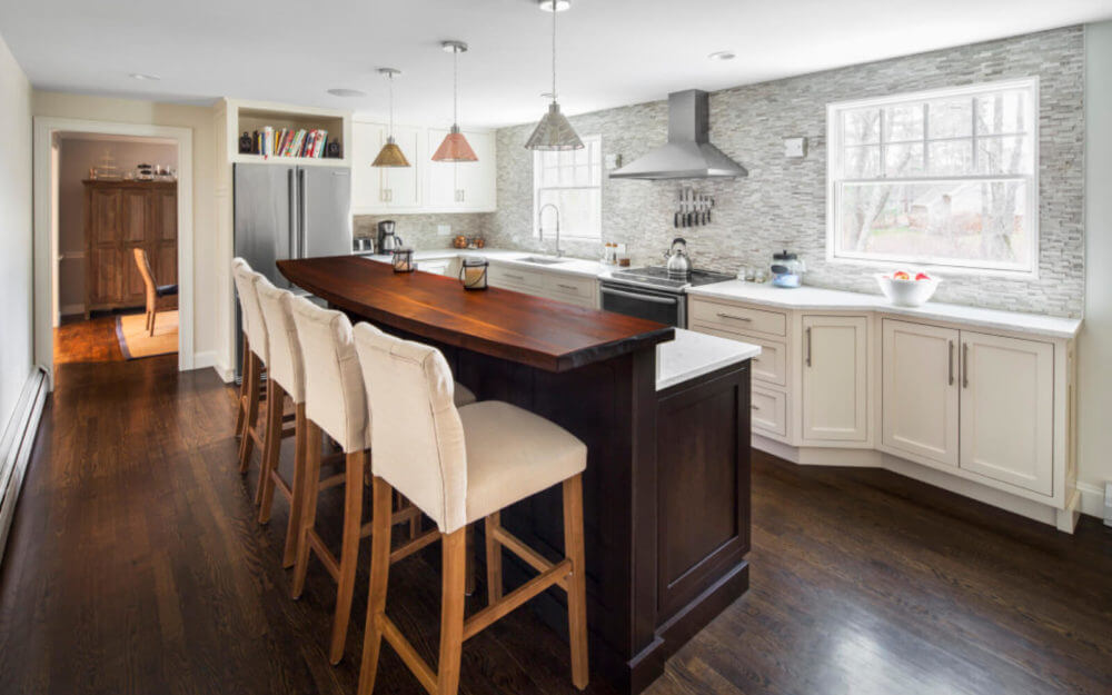 Duxbury Colonial Transformation Kitchen